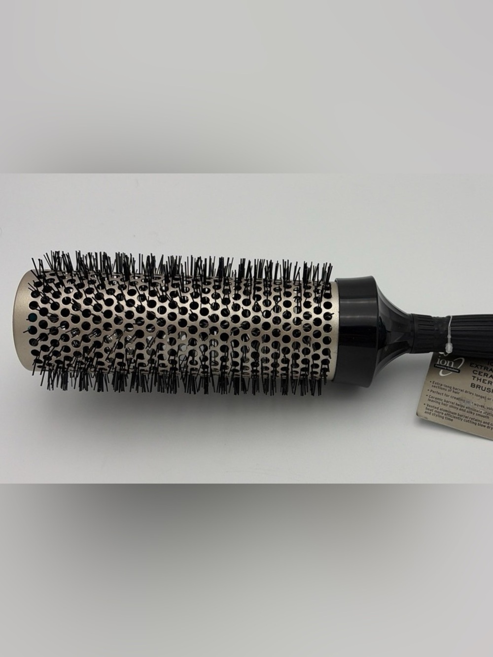 Ion Extra Long Ceramic Thermal Round Brush 2" Gold Black